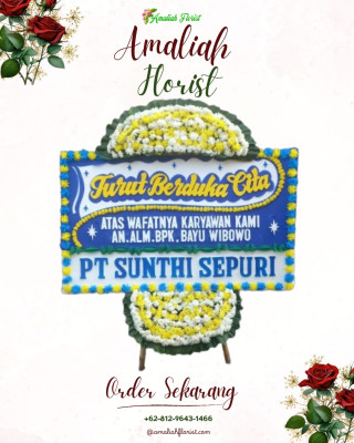 Papan Bunga Duka di Karangmekar